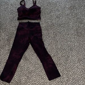 Lululemon Align Dimond dye crop and tank